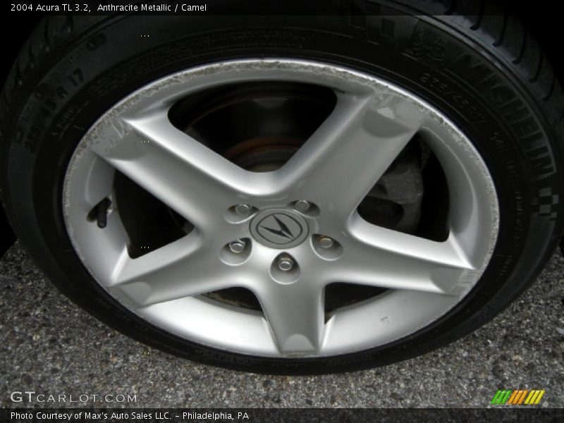 Anthracite Metallic / Camel 2004 Acura TL 3.2