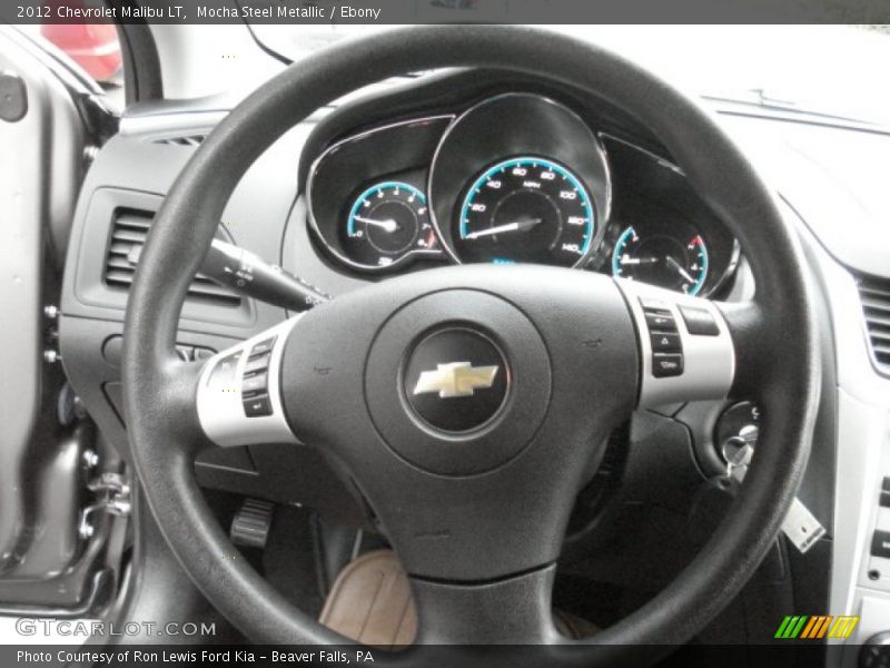 Mocha Steel Metallic / Ebony 2012 Chevrolet Malibu LT