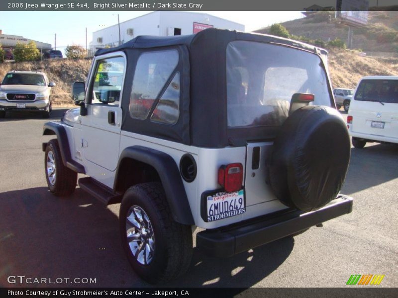 Bright Silver Metallic / Dark Slate Gray 2006 Jeep Wrangler SE 4x4