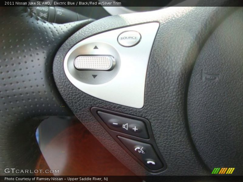 Electric Blue / Black/Red w/Silver Trim 2011 Nissan Juke SL AWD