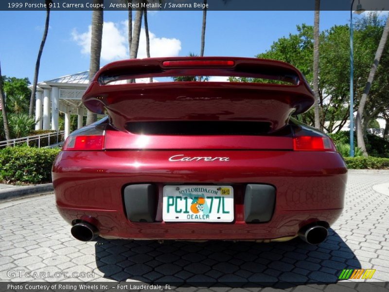 Arena Red Metallic / Savanna Beige 1999 Porsche 911 Carrera Coupe