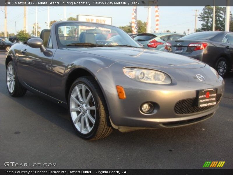 Galaxy Gray Metallic / Black 2006 Mazda MX-5 Miata Grand Touring Roadster