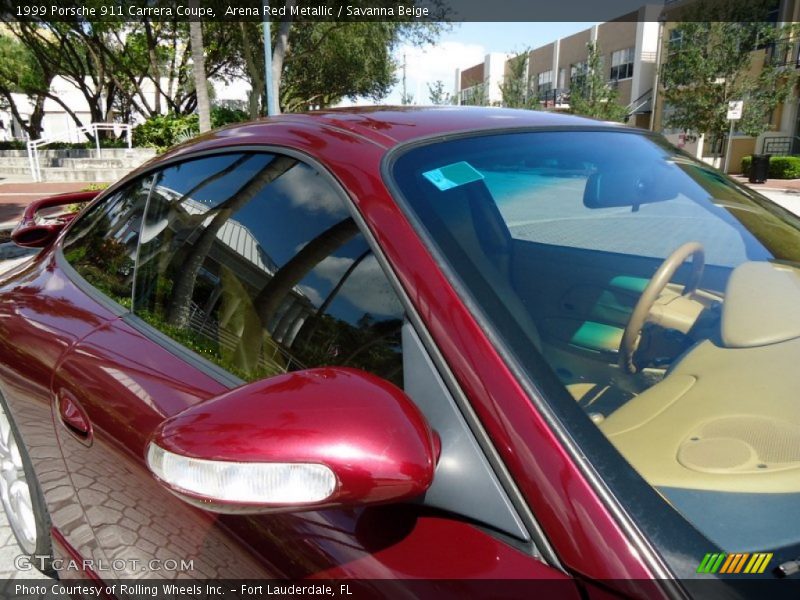 Arena Red Metallic / Savanna Beige 1999 Porsche 911 Carrera Coupe