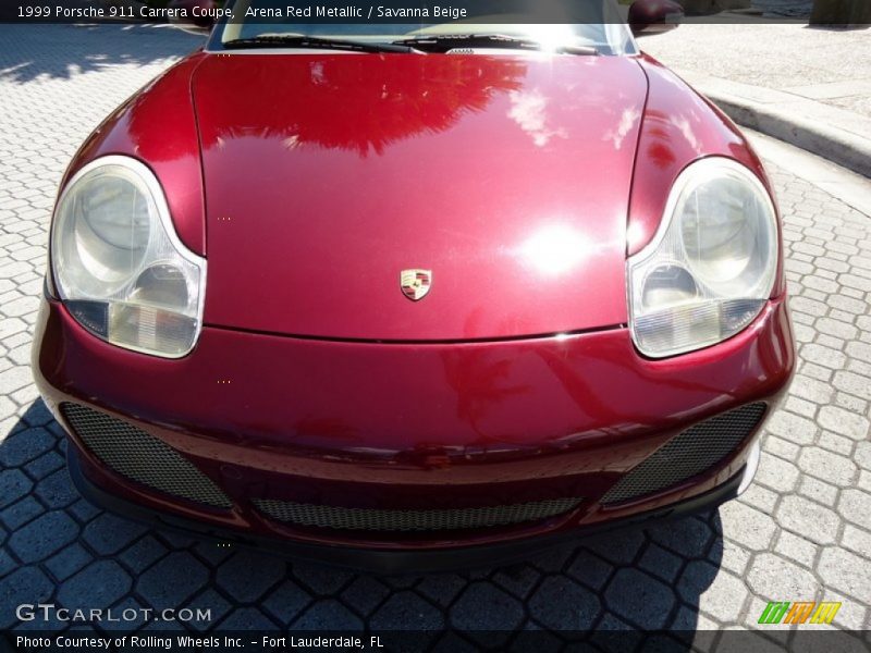 Arena Red Metallic / Savanna Beige 1999 Porsche 911 Carrera Coupe