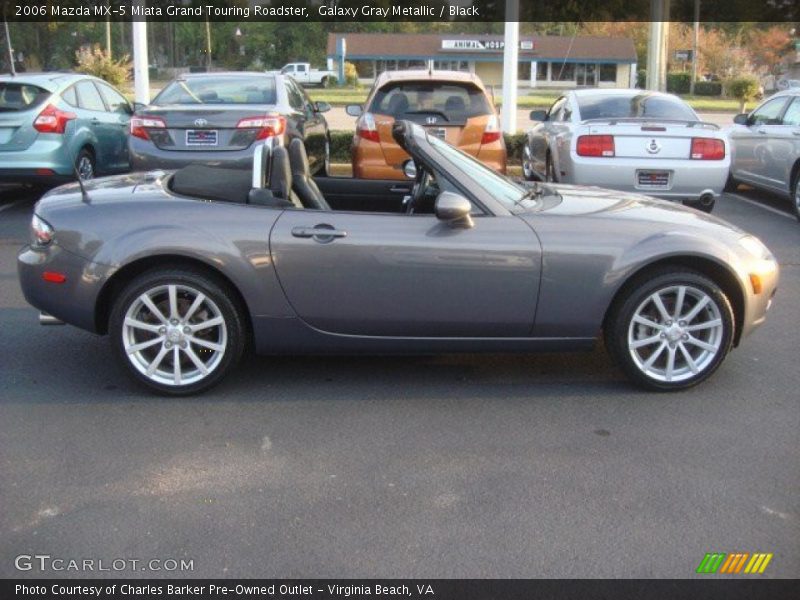 Galaxy Gray Metallic / Black 2006 Mazda MX-5 Miata Grand Touring Roadster