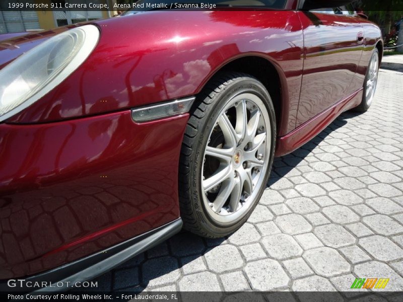 Arena Red Metallic / Savanna Beige 1999 Porsche 911 Carrera Coupe