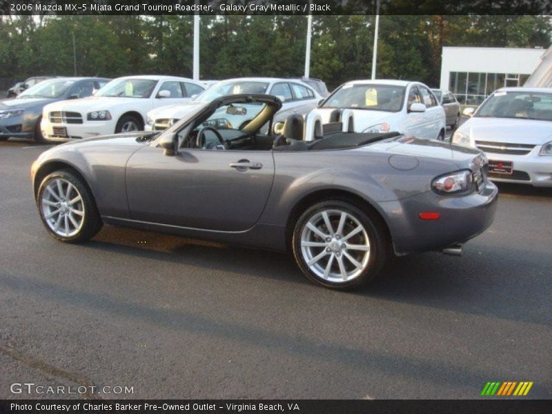 Galaxy Gray Metallic / Black 2006 Mazda MX-5 Miata Grand Touring Roadster