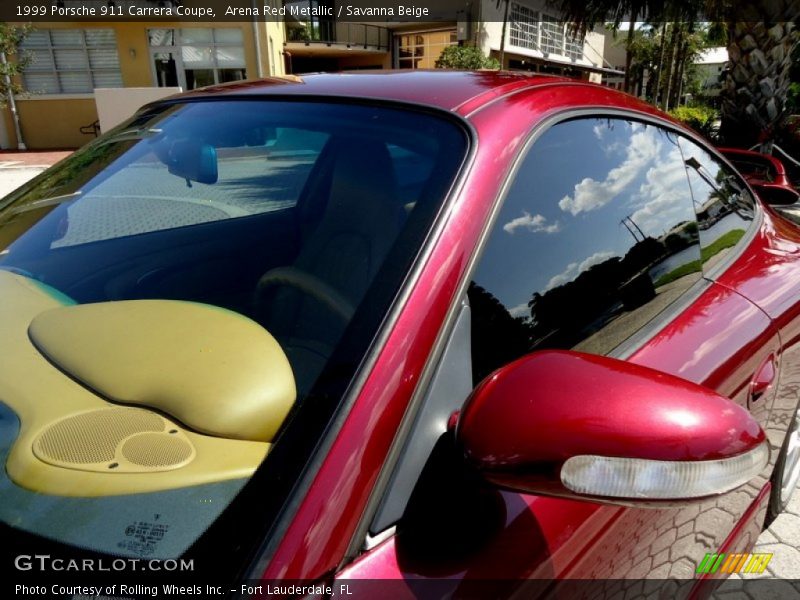 Arena Red Metallic / Savanna Beige 1999 Porsche 911 Carrera Coupe