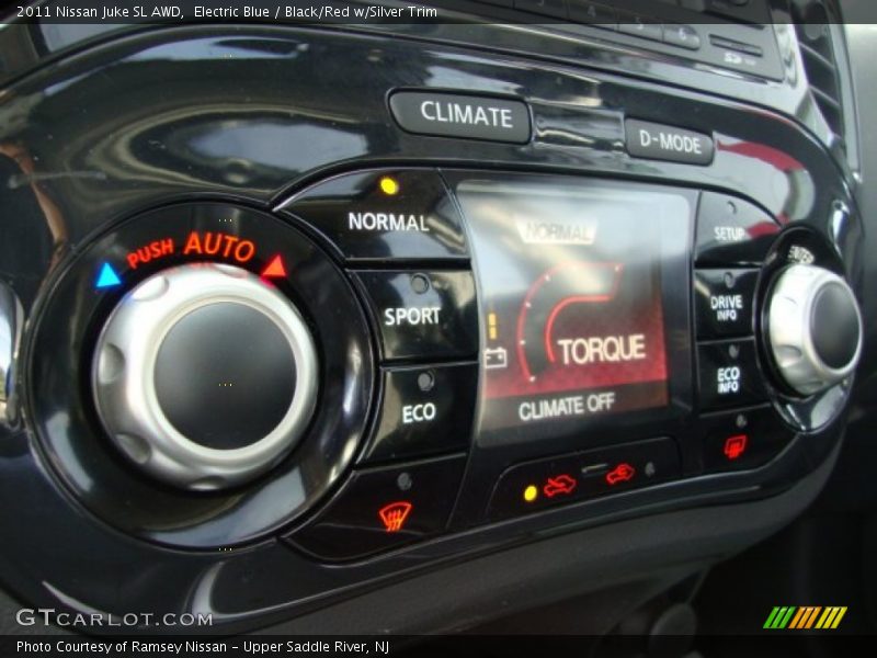 Electric Blue / Black/Red w/Silver Trim 2011 Nissan Juke SL AWD