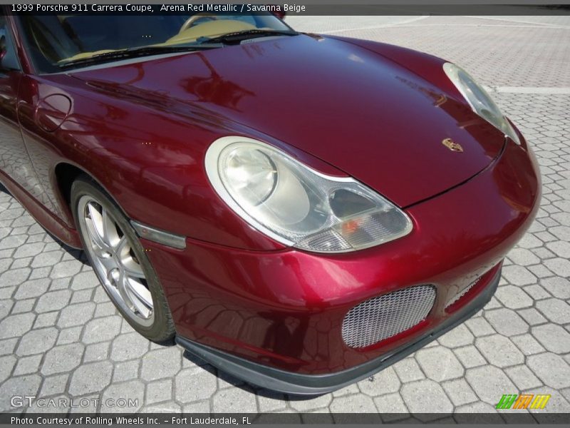 Arena Red Metallic / Savanna Beige 1999 Porsche 911 Carrera Coupe