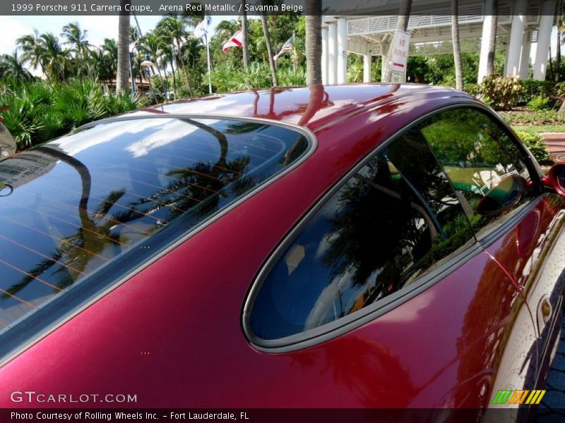 Arena Red Metallic / Savanna Beige 1999 Porsche 911 Carrera Coupe