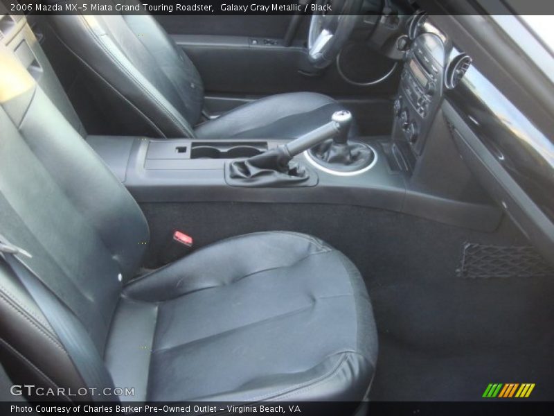 Galaxy Gray Metallic / Black 2006 Mazda MX-5 Miata Grand Touring Roadster