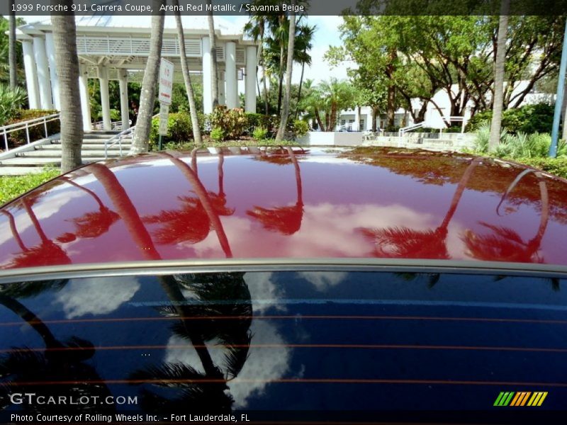 Arena Red Metallic / Savanna Beige 1999 Porsche 911 Carrera Coupe