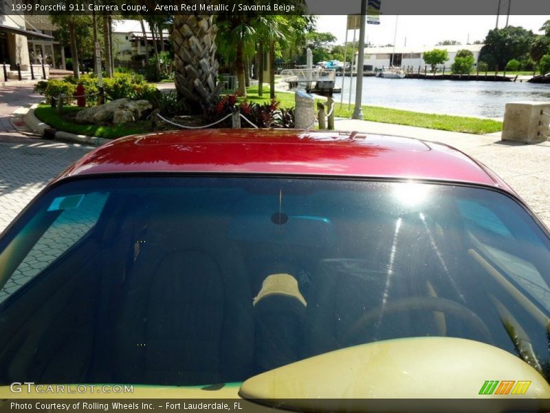 Arena Red Metallic / Savanna Beige 1999 Porsche 911 Carrera Coupe