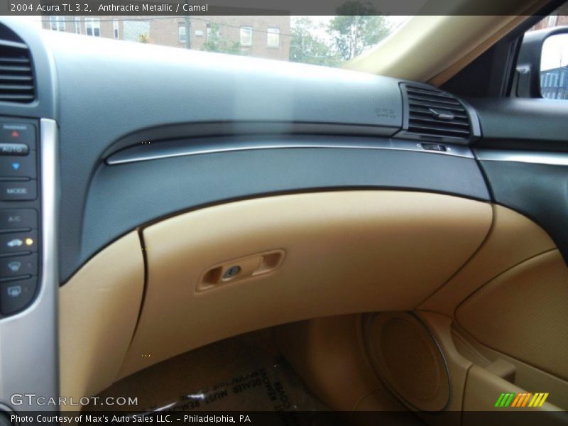 Anthracite Metallic / Camel 2004 Acura TL 3.2