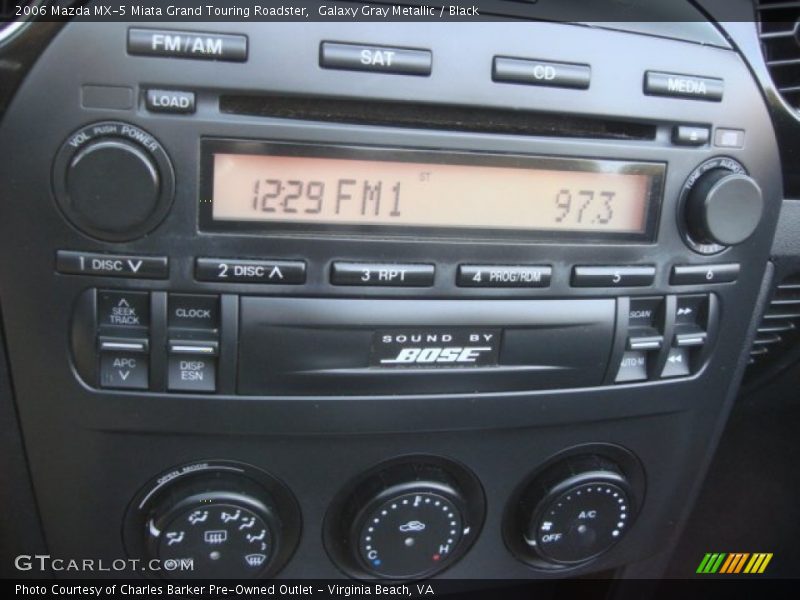 Galaxy Gray Metallic / Black 2006 Mazda MX-5 Miata Grand Touring Roadster