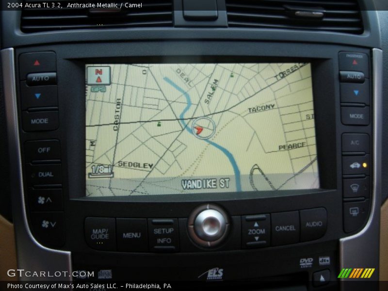 Anthracite Metallic / Camel 2004 Acura TL 3.2