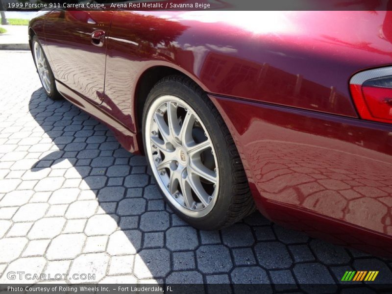 Arena Red Metallic / Savanna Beige 1999 Porsche 911 Carrera Coupe