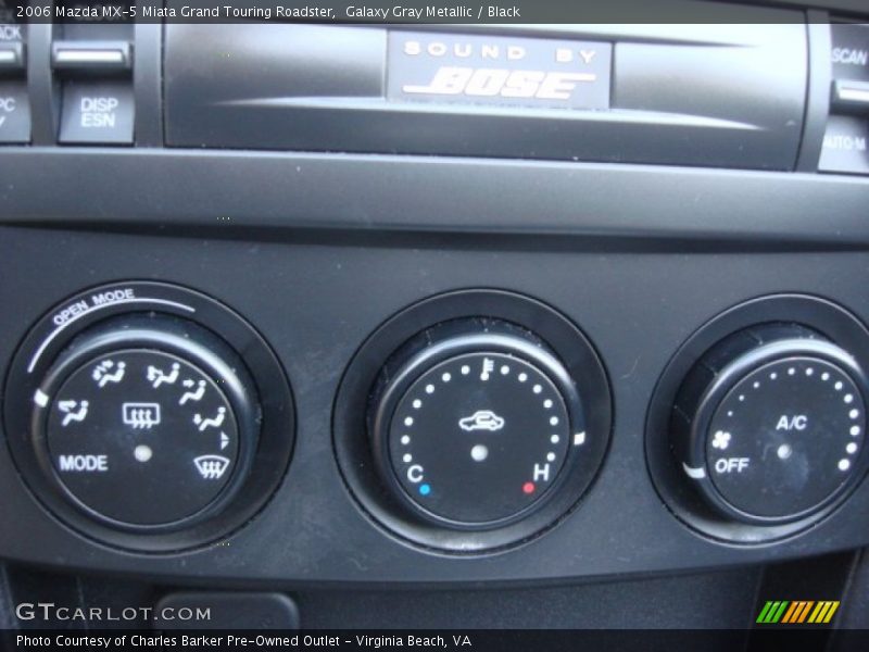 Galaxy Gray Metallic / Black 2006 Mazda MX-5 Miata Grand Touring Roadster
