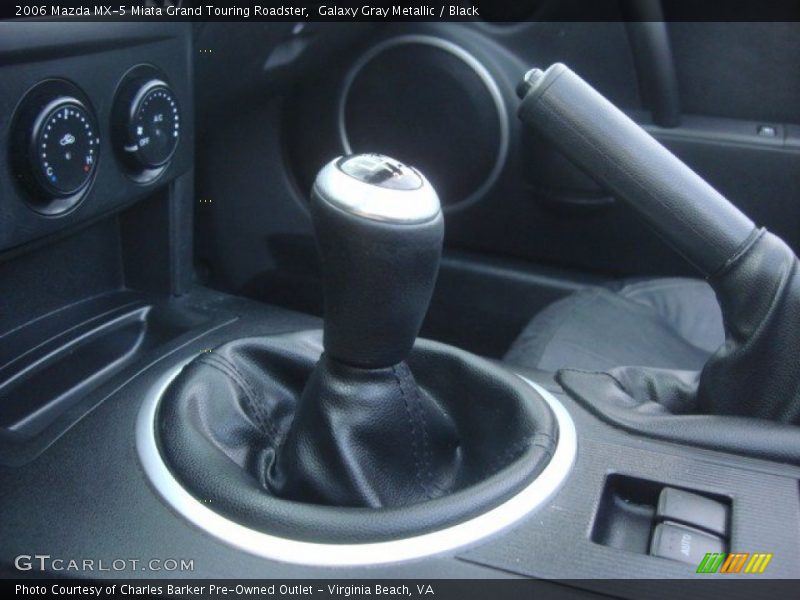 Galaxy Gray Metallic / Black 2006 Mazda MX-5 Miata Grand Touring Roadster