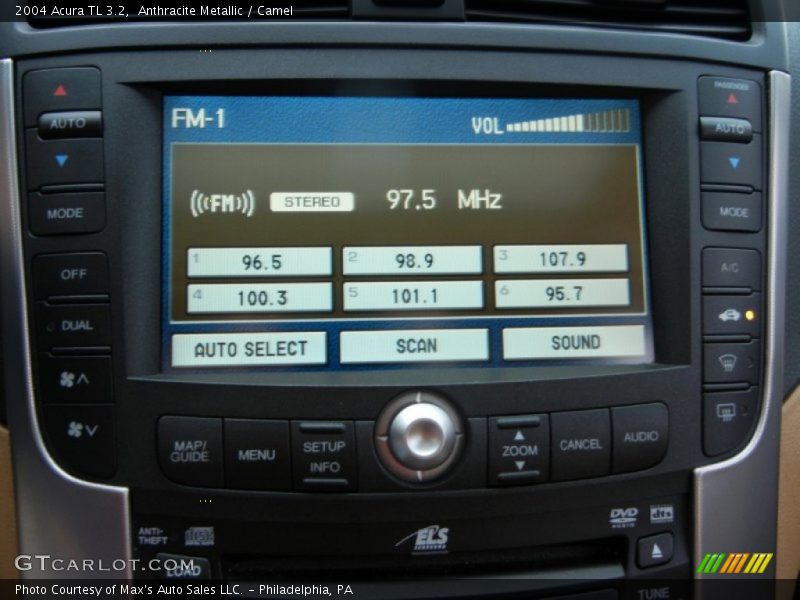 Anthracite Metallic / Camel 2004 Acura TL 3.2