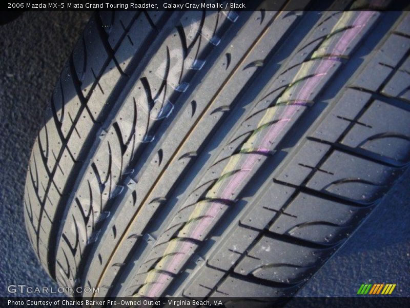 Galaxy Gray Metallic / Black 2006 Mazda MX-5 Miata Grand Touring Roadster
