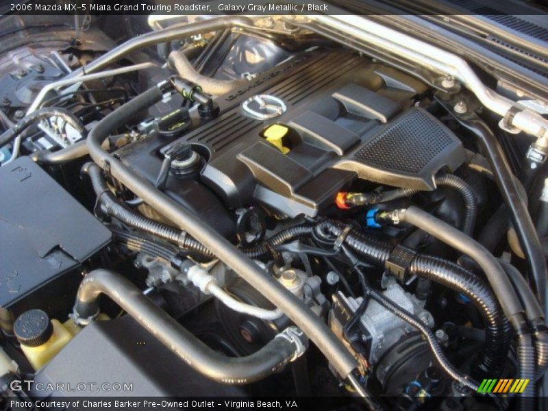 Galaxy Gray Metallic / Black 2006 Mazda MX-5 Miata Grand Touring Roadster