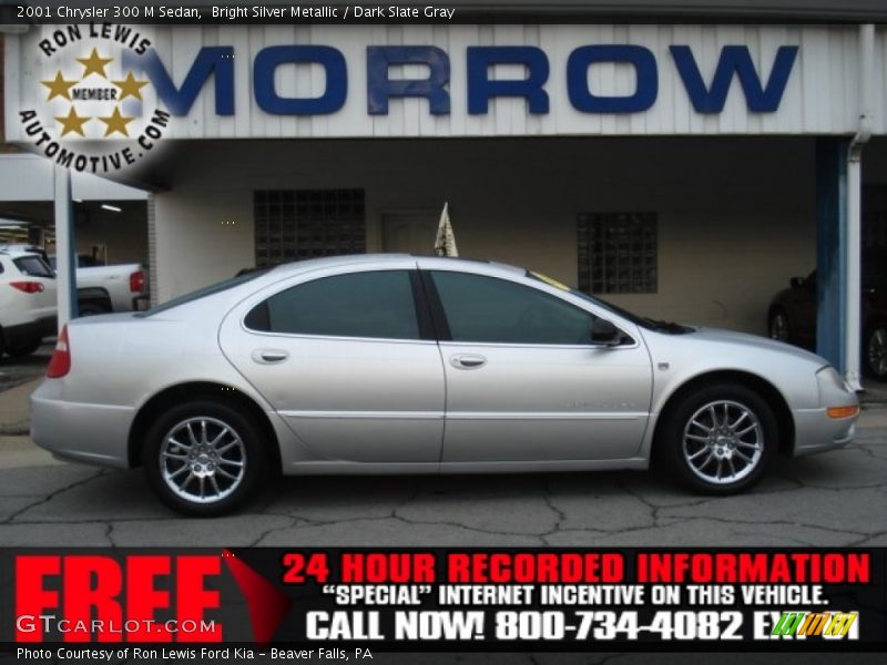 Bright Silver Metallic / Dark Slate Gray 2001 Chrysler 300 M Sedan