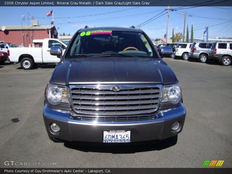 Mineral Gray Metallic / Dark Slate Gray/Light Slate Gray 2008 Chrysler Aspen Limited