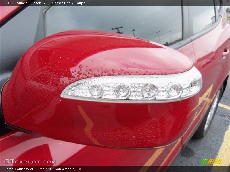 Garnet Red / Taupe 2013 Hyundai Tucson GLS