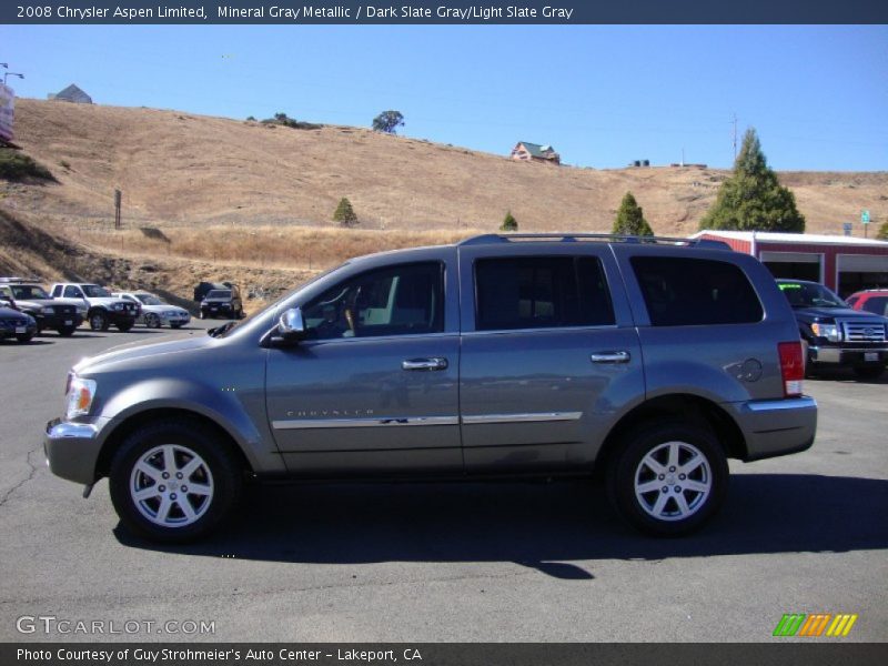 Mineral Gray Metallic / Dark Slate Gray/Light Slate Gray 2008 Chrysler Aspen Limited