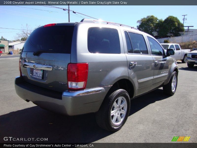 Mineral Gray Metallic / Dark Slate Gray/Light Slate Gray 2008 Chrysler Aspen Limited