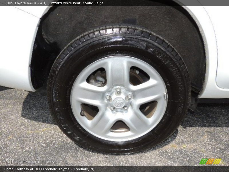 Blizzard White Pearl / Sand Beige 2009 Toyota RAV4 4WD