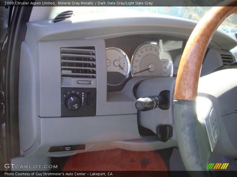Mineral Gray Metallic / Dark Slate Gray/Light Slate Gray 2008 Chrysler Aspen Limited