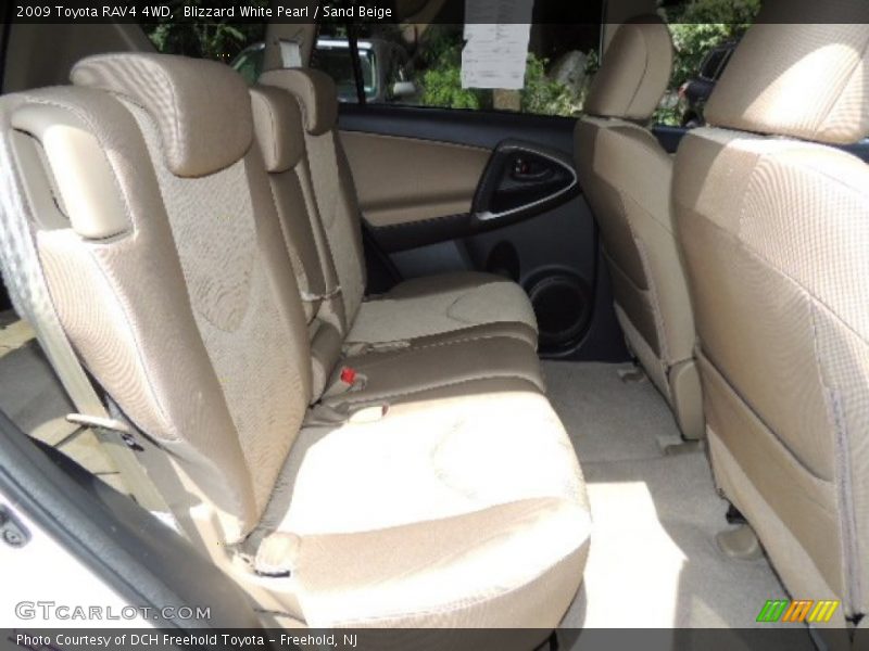 Blizzard White Pearl / Sand Beige 2009 Toyota RAV4 4WD