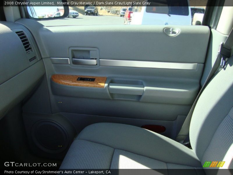 Mineral Gray Metallic / Dark Slate Gray/Light Slate Gray 2008 Chrysler Aspen Limited