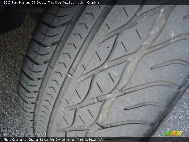 True Blue Metallic / Medium Graphite 2003 Ford Mustang GT Coupe
