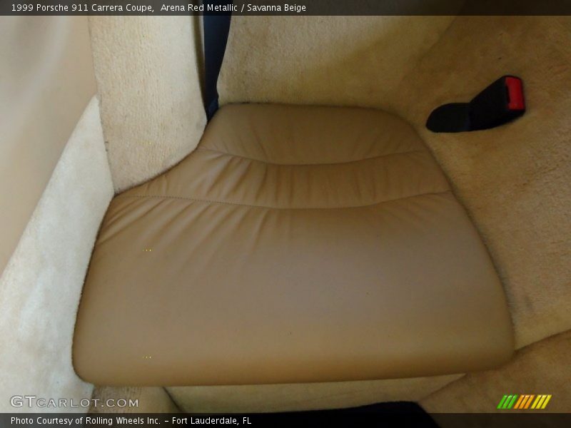 Arena Red Metallic / Savanna Beige 1999 Porsche 911 Carrera Coupe
