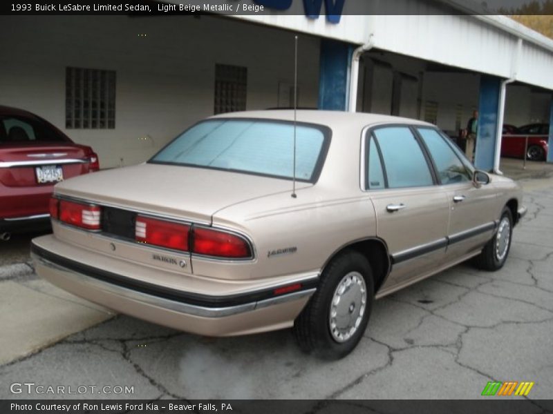 Light Beige Metallic / Beige 1993 Buick LeSabre Limited Sedan