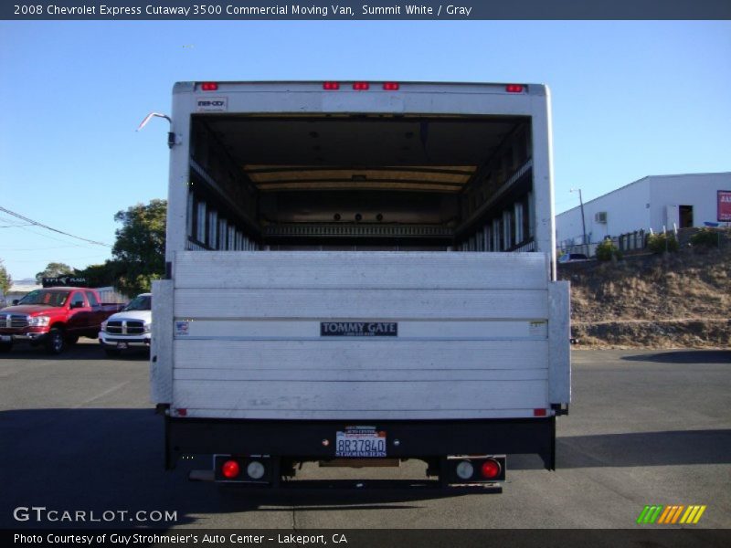 Summit White / Gray 2008 Chevrolet Express Cutaway 3500 Commercial Moving Van