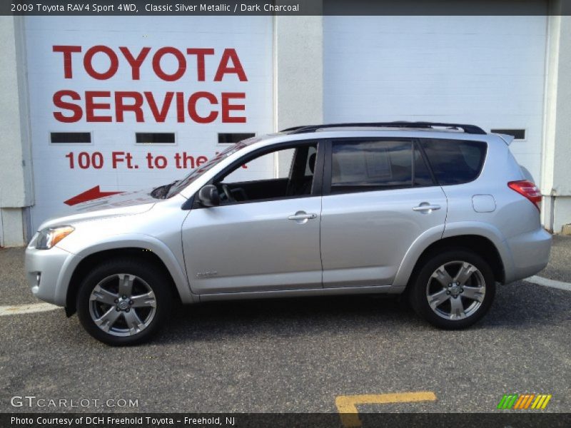 Classic Silver Metallic / Dark Charcoal 2009 Toyota RAV4 Sport 4WD