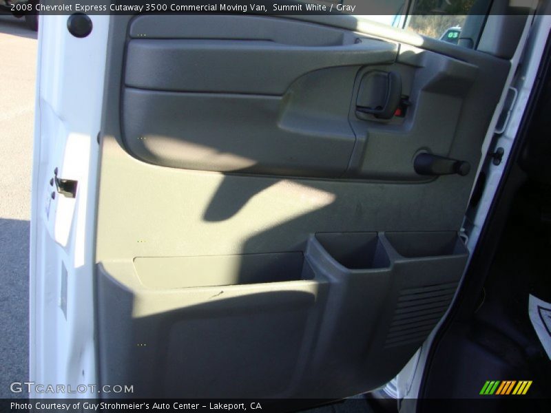 Summit White / Gray 2008 Chevrolet Express Cutaway 3500 Commercial Moving Van