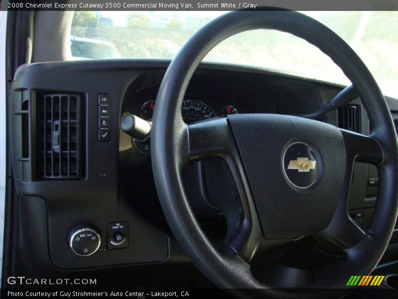 Summit White / Gray 2008 Chevrolet Express Cutaway 3500 Commercial Moving Van
