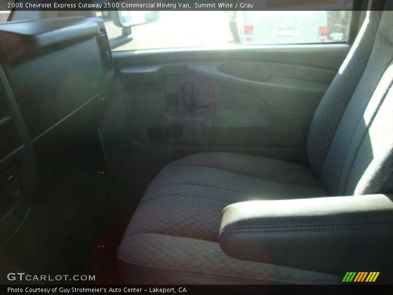 Summit White / Gray 2008 Chevrolet Express Cutaway 3500 Commercial Moving Van