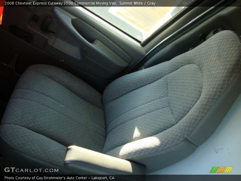 Summit White / Gray 2008 Chevrolet Express Cutaway 3500 Commercial Moving Van