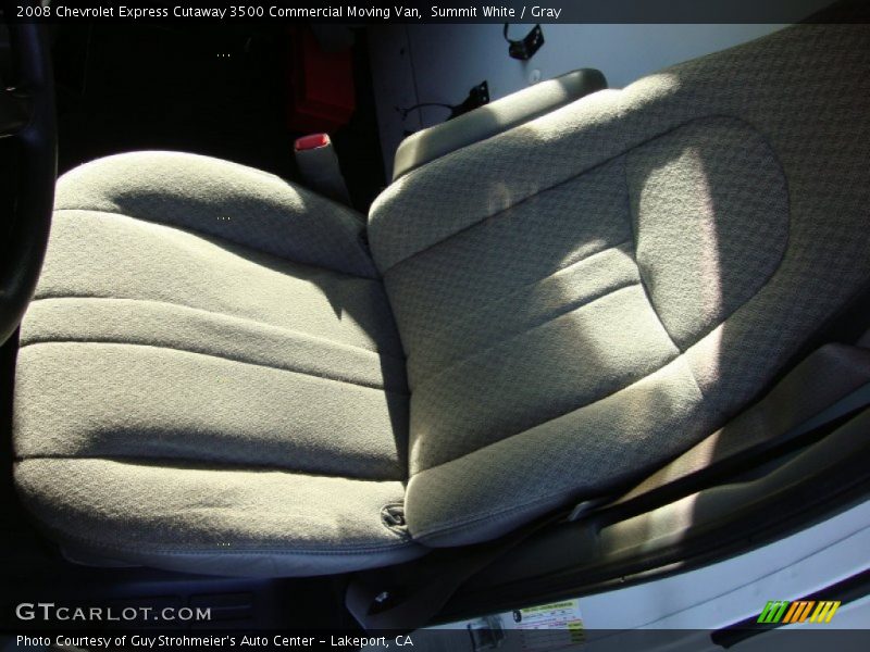 Summit White / Gray 2008 Chevrolet Express Cutaway 3500 Commercial Moving Van