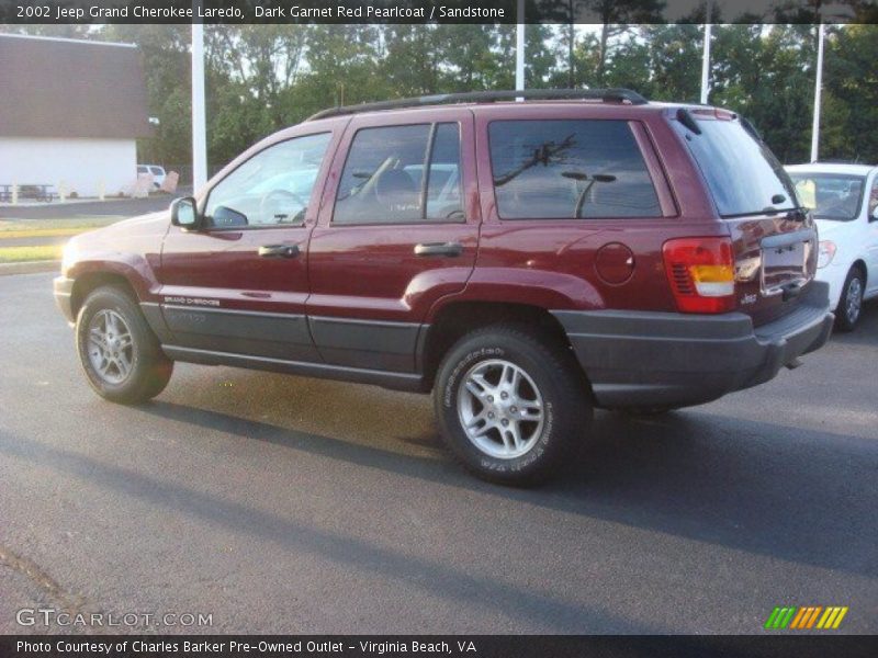 Dark Garnet Red Pearlcoat / Sandstone 2002 Jeep Grand Cherokee Laredo