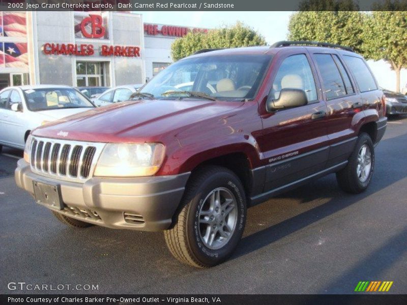 Dark Garnet Red Pearlcoat / Sandstone 2002 Jeep Grand Cherokee Laredo