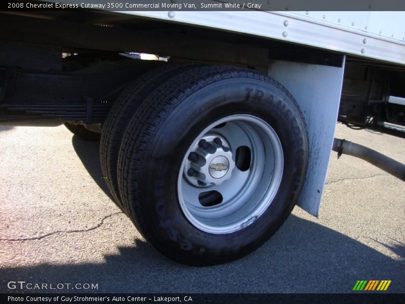 Summit White / Gray 2008 Chevrolet Express Cutaway 3500 Commercial Moving Van