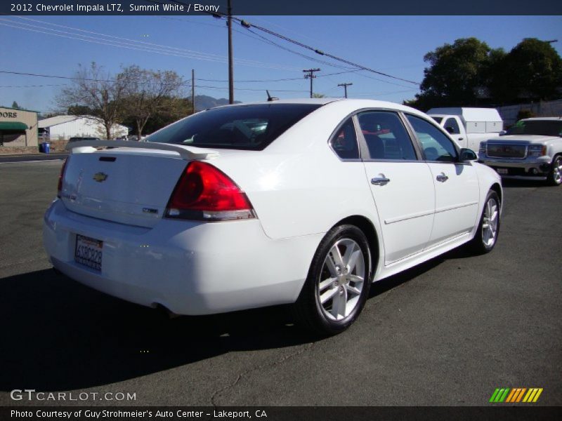 Summit White / Ebony 2012 Chevrolet Impala LTZ